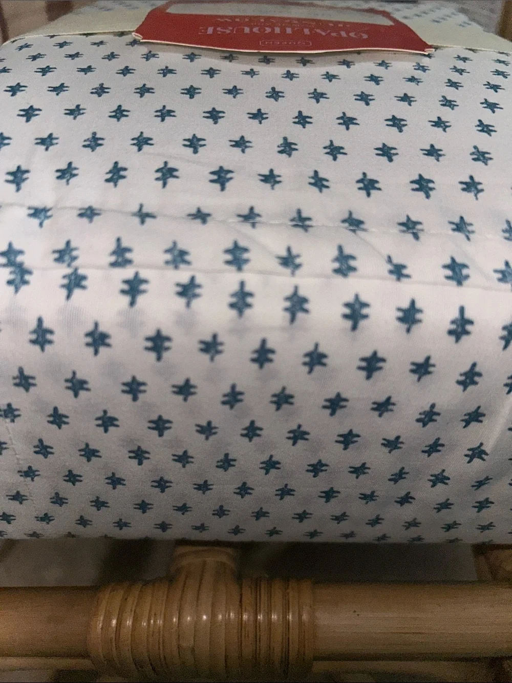 Opalhouse Jungalow RARE Queen 100% Cotton Teal Dash Sheet Set